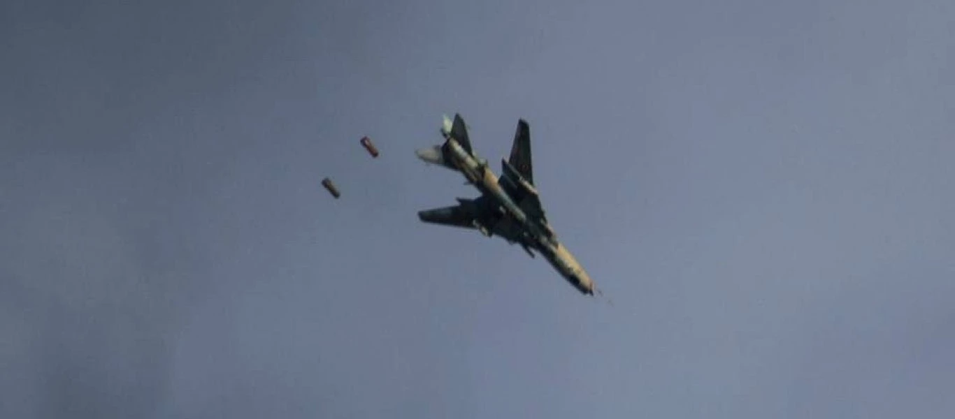 H ρωσική αεροπορία σφυροκοπά ισλαμιστές στην Α. Γούτα (βίντεο)